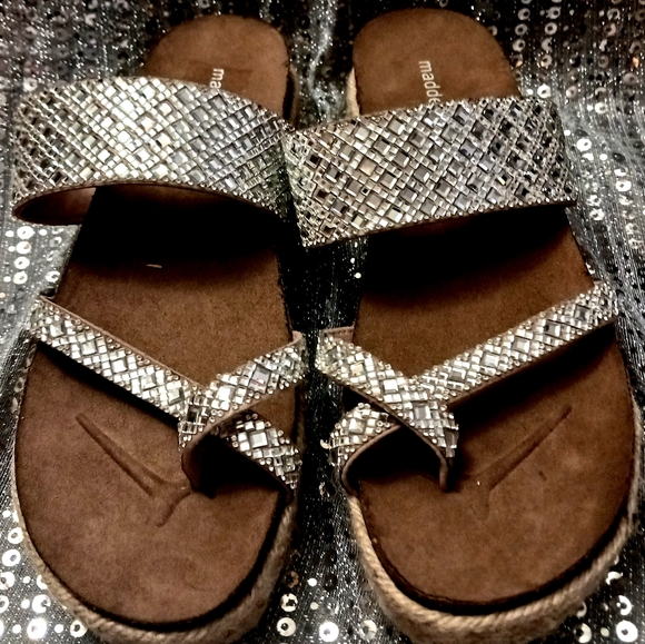 Madden Girl Caseo Platform Espadrille Sandal Size 10 Nwot - Picture 3 of 12